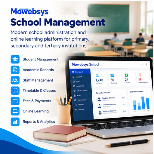 Mowebsys School Management