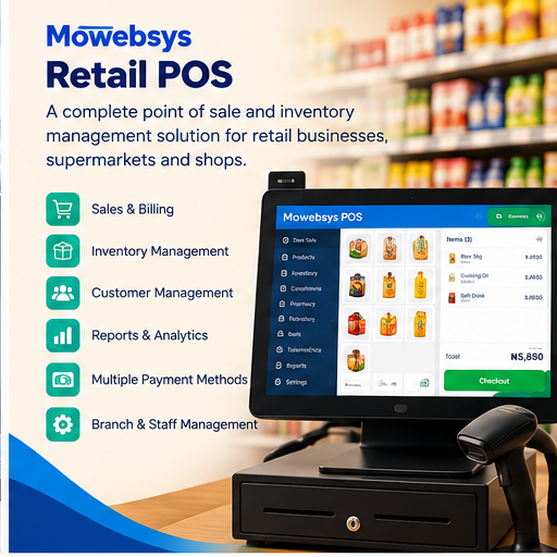 Mowebsys Retail POS